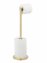 2in1 Stand Toilettenpapierhalter Gold, platzsparend, für bis zu 4 Ersatzrollen - 7