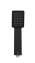 Duschsystem Mod. Quadro Schwarz matt, mit Regendusche und Handbrause - 7