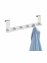 Türgarderobe Mod. Celano Weiß, 6 Haken, für Türfalzstärken bis 2 cm - 7