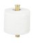 Turbo-Loc® Toilettenpapierhalter Mod. Orea Gold Matt, Befestigen ohne bohren - 7