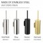 Turbo-Loc® WC-Garnitur Mod. Orea Gold Matt geschlossen, Befestigen ohne bohren - 7
