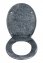 Premium WC-Sitz Mod. Ottana Granit, aus antibakteriellem Duroplast mit Absenkautomatik - 7