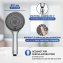 Duschkopf Watersaving Grau Ø 11 cm, Universal-Handbrause mit Wasserspar-System - 7