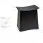 2in1 Badhocker Mod. Wing Schwarz Matt, Badhocker mit herausnehmbarem Wäschesack - 7