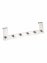 Türgarderobe Edelstahl Mod. Celano, 6 Haken, für Türfalzstärken bis 2 cm - 7