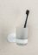 Turbo-Loc® Zahnputzbecherhalter Uno Mod. Orea White matt, aus rostfreiem Edelstahl - 7