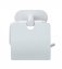 Turbo-Loc® Toilettenpapierhalter mit Deckel Mod. Orea White matt, aus rostfreiem Edelstahl - 7
