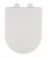 WC-Sitz Mod. Galati Weiß matt, aus Duroplast, Soft-Touch-Effekt - 7