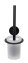 Turbo-Loc® WC-Garnitur Mod. Bivio Black matt, aus satiniertem Glas - 7