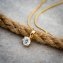 Anhänger mit Kette 750/- Gelbgold 1 Brillant 1,0 ct. - 7