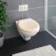 Premium WC-Sitz Mod. Ottana Beige, aus antibakteriellem Duroplast - 7