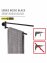 Handtuchhalter Mod. Bosio 2-armig inkl. Kleber, Schwarz matt, Befestigen ohne bohren - Power-Loc® - 7