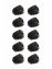 Ersatzbürstenkopf für Toilettenbürsten, WC-Ersatzbürste, 10 er Set, Ø 8 cm, schwarz - 7