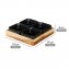 Dip-Schalen mit Tablett Mod. Elo, 5-tlg. , Tablett aus FSC® zertifiziertem Akazienholz mit Umrandung - 7