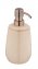 Bad-Accessoire Set Mod. Sirmione, beige, Keramik, 2-teilig, aus Keramik, kupferfarbene Details - 7