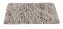 Badteppich Mod. Lerici, weiß-grau, Polyester-Baumwolle, 60x90 cm, schnelltrocknend und rutschfest - 7