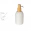 Seifenspender Mod. Altavalle, weiß, polyresin, bambus, 0.25l, 2tlg, bambusakzente, umweltfreundlich - 7