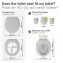 WC-Sitz Mod. Corbara, mehrfarbig, Thermoplast, 36.5x45 cm, mit Easy-Close Absenkautomatik - 7