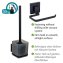 WC-Set Mod. Vacuum-Loc® Quadro, schwarz, Edelstahl/Kunststoff, 9,5x37x12,5 cm, ohne bohren montierbar - 7