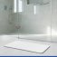 Badematte Mod. Simi Weiß, Badvorleger, Badmatte - 7