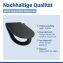 WC Sitz Mod. Galati Schwarz matt, Toilettendeckel in D-Form mit Absenkautomatik - 7