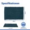 Badteppich Mod. Covelo Dunkelblau, 50 x 80 cm, rutschfest und waschbar bis 30 °C - 7