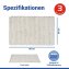 Badteppich Mod. Solivo Weiß, 50 x 80 cm, rutschfest und waschbar bis 30 °C - 7