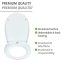 WC-Sitz Mod. Rope mit Relief, aus bruchstabilem Thermoplast - 7