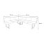 Eckbank 152 x 192 cm Vemal kurzer Schenkel links - 7