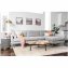 Ecksofa Antonius Webstoff Grau rechts - 7