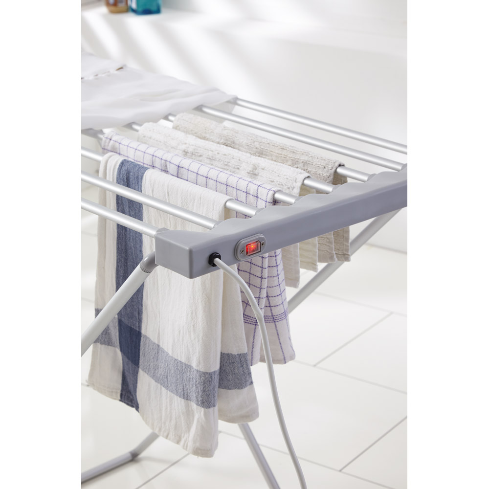 Innotic Beheizbarer Wäscheständer - 20 Heizrohre Für Schnelles Trocknen Im Winter